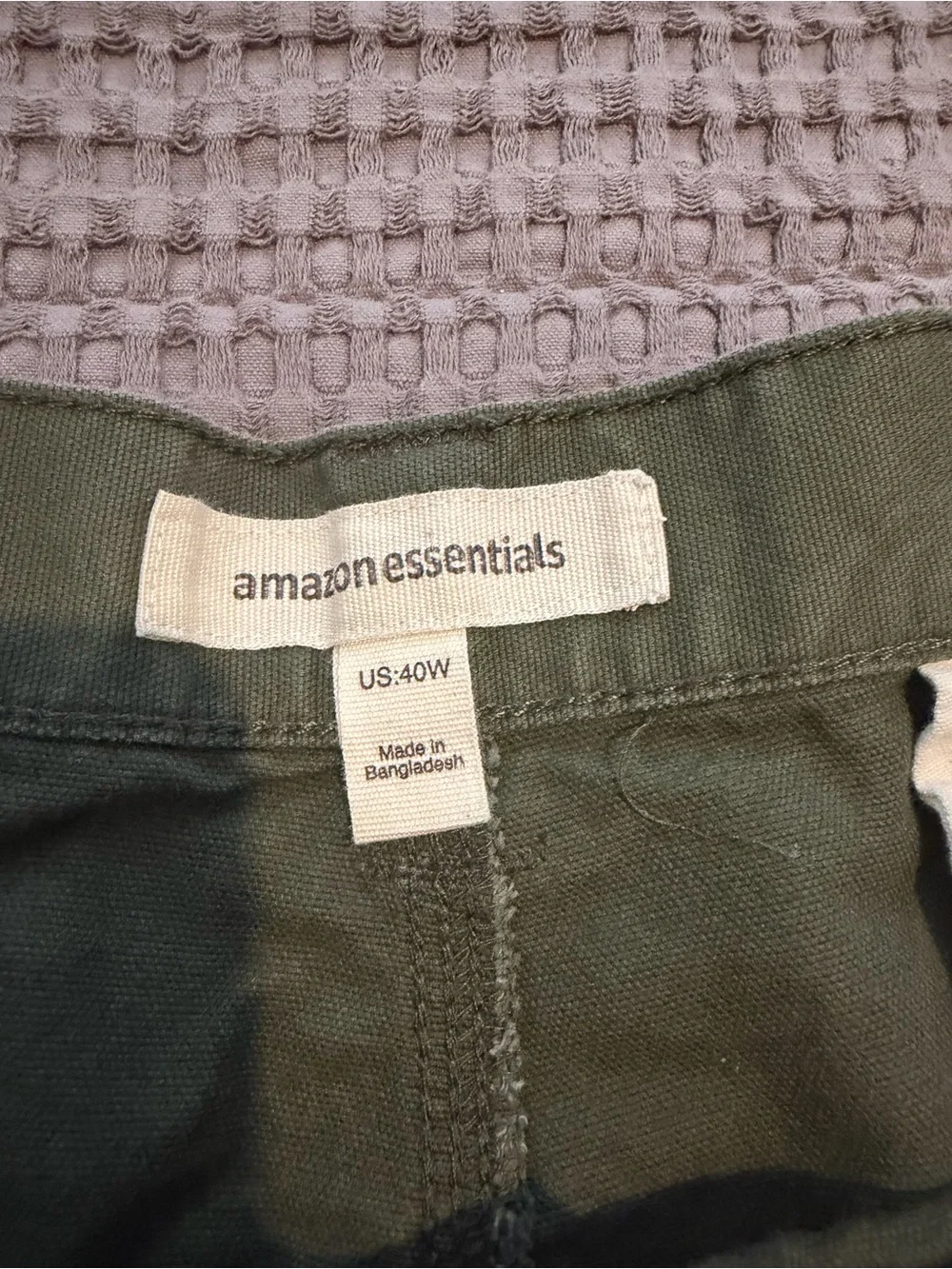 Amazon Essentials classic olive
